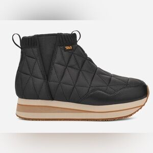 Teva Women's Black Quilted Ankle Boots